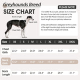 DENTRUN Italian Greyhounds Sweater, Greyhounds Turtleneck Knit Sweatshirt for Cold Weather, Warm Pajamas for Whippets, Winter Long Sleeve Dog Sweater Shirt for Large Dog