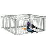 Pigeon Trap with Escape-Proof Design, Pigeon Cage with One-Way Entry, Ideal Pigeon Coop, Chicken and Bird Trap Cage, Portable & Easy Assembly, Unharmful Made of High-Strength Iron and Anti-Rust Paint