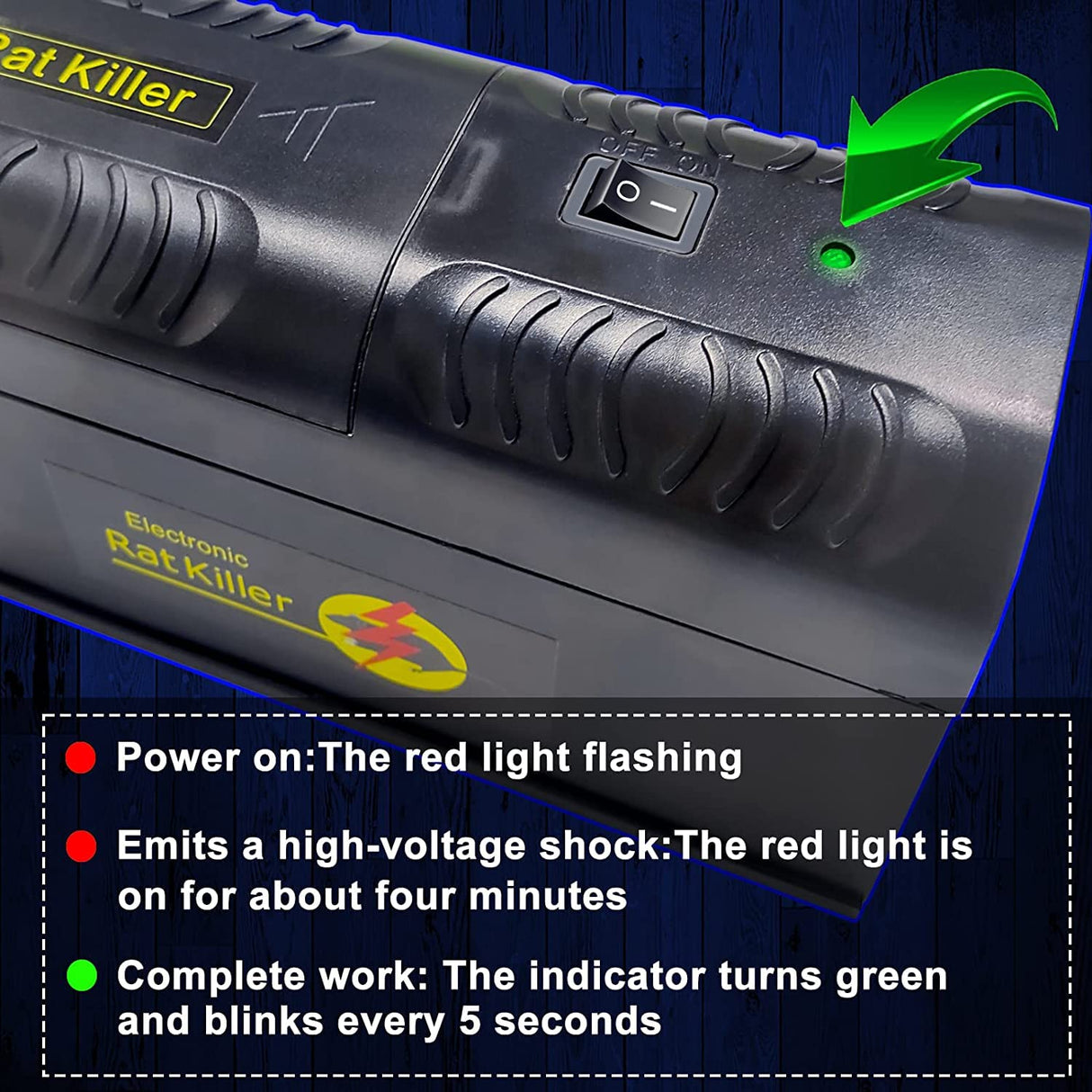 Electric Rat Trap, Humane & Efficient Mouse Trap