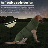 IDOMIK Dog Anxiety Calming Hoodie, Breathable Jacket Vest for Thunderstorms, Fireworks, Vet Visits, Separation, Adjustable for Noise Block & Ear Protection Recovery, Green, XS