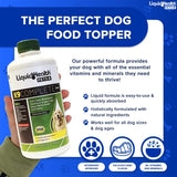 LIQUIDHEALTH Pets K9 Complete 8-in-1 Liquid Multivitamin for Adult Senior Dogs & Puppies, All in One Complete Formula Canine Vitamins for Skin & Coat, Joint Health, Immune Support - USA Made (32 oz)
