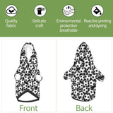 FuriTou Sports Football Soccer Small Pet Hoodies Soft Dogs Cats Sweatshirt Warm Dog Clothes Sweater with Hat Large