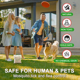 DALIYREPAL Mosquito Repellent Outdoor Patio,Plant-Based Mosquito Repellent for Kids, Mosquito Deterrent for Yard/Home/Camping/Travel/Car Powerful Mosquito Control Indoor 8 Counts (Pack of 1)