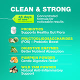 Probiotics for Dogs Gut Health, Digestion, Immunity, Yeast Balance, Itchy Skin, Allergies Support - Dog Probiotic Chews with Digestive Enzymes for Gut Flora- Soft Treats with Pumpkin and Yeast Powder