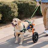 VEVOR Dog Wheelchair for Back Legs, Lightweight 2 Wheels Pet Wheelchair, Height, Width & Length Adjustable, Dog Cart with Shock-Absorbing Wheels, for Injured, Disabled Dogs 35-48 lbs, Medium