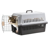 LLGJ-Pets Spree Travel Pet Carrier Dog/cat Hard-Sided Carriers for Pets up to 14 Pounds Small Animal Carrier Airline/Road Travel Approved Stout (Coffee)