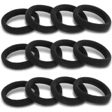 120PCS Black Hair Ties for Women Girls, Elastic Hair Bands Ponytail Holders