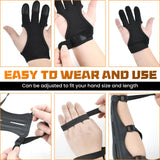 MARRTEUM 2 Pcs Archery Glove & Arm Guard Kit Leather PU Archery Bracer Three Finger Guard Protective Gear Accessories for Men Women & Youth