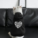 Heart Tee Clovers Dog Apparel Pet with Hat Hoodie Sweatshirt Clothes Supplies for Small Large Pet Puppy Cat Costumes Suit M