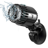 AQQA Wave Maker for Aquarium 75-150 Gallon 2110 GPH Water Circulatio Pump Powerhead Fish Tank Wavemaker with Suction Cup 360°Rotatable Quiet Operation for Freshwater(12W)