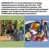 Dog Sunglasses,Doggles Anti-UV Protection, Pet Sunglasses with Adjustable Strap, Suitable for Motorcycle Car Driving Bike Riding Hiking Swimming Wind Dust Fog Dog Eye Protection