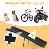 COZIWOW Folding Dog Ramps, 62”L Portable Pet Ramp for Large Dogs SUV,Cars,Lightweight Cat Ramp Non-Skid Surface Steps for High Bed,Stairs,Couch-Easy Storage(Black, 62" L)