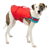 Kurgo Dog Water Life Jacket, Inflatable Safety Jacket for Dogs, Lifejacket Doggy Floats for Kayak, Pool or Lake, Reflective, Adjustable, Surf n’ Turf Life Jacket for Small Medium Large Pets