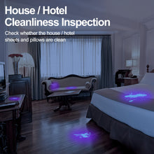 Load image into Gallery viewer, Vansky Black Light UV Flashlights, Ultra Bright 100 LED 395nm Ultraviolet Blacklight Detector for Dog Cat Pet Urine, Dry Stains and Bed Bug, Matching with Pet Odor Eliminator
