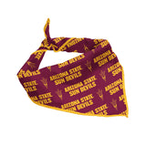 Arizona State Sun Devils Officially Licensed Bandana for Dogs and Cats | Fits Pets Great Gift Idea | Easy-to-Tie (Large, 28")
