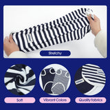 FUAMEY 2 Pack Dog T-Shirts for Small Dogs,Puppy Lightweight & Breathable Sleeveless Shirts Soft Dog Tee Pet Vest T Outfit Dogs Striped Tank Tops Blue S