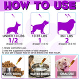 15 in 1 Dog Multivitamin, All-in-One Multi Liquid Multivitamin for Dogs, Dog Vitamins and Supplement with Digestive, Immunity, Allergy Skin & Coat Support, Hip & Joint, All Ages, Breeds 2 oz