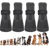 Puppy Dog Socks - Anti-Slip Grip Socks with Rubber & Straps, Non-Slip Paw Protectors for Small to Senior Dogs, Indoor/Outdoor Shoes/Booties for Hardwood & Hot Pavement