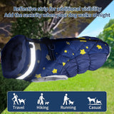 CuteBone Waterproof Thick Dog Winter Coat Doggie Jacket Warm Pet Clothes Comfortable Puffer Dog Vest for Small Medium Large Dogs with Harness Hole YRFN21L