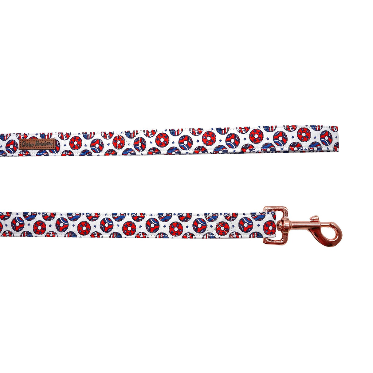 Independence Day Dog Leash, Soft and Durable Dog Leashes Strong Pet Leash with Cotton Handle for Small Medium Large Dogs
