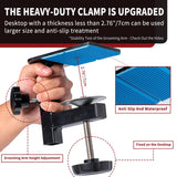 Phenfor Dog Grooming Table Arm with Hammock - Adjustable Height, Pet Grooming Hammock, No Sit Haunch Holders, Loop Noose Heavy-Duty Clamp (Black)