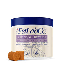 Load image into Gallery viewer, PetLab Co. Allergy &amp; Immune Daily Probiotics for Dogs. Supports Yeast Production, Seasonal Allergies, Intermittent Itchiness, Gut &amp; Digestive Health - 30 Chews for Small Dogs - Packaging May Vary
