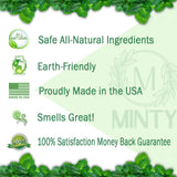 Minty Rodent Repellent, Natural 5% Peppermint Oil Spray for Mice, Rats, Chipmunks and Rodents, Indoor and Outdoor, House and Car Engine Use, 16 fl oz Pint