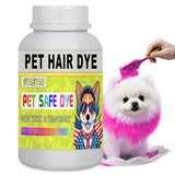 Eyaeyao Dog Hair Color Dye, Hot Pink Dog Hair Dye, 7 fl oz (250ml) Temporary Non-toxic Vibrant Colors Washable Pet Safe Paint for Cat Animals (Hot Pink, 7 Fl Oz (250 ml))