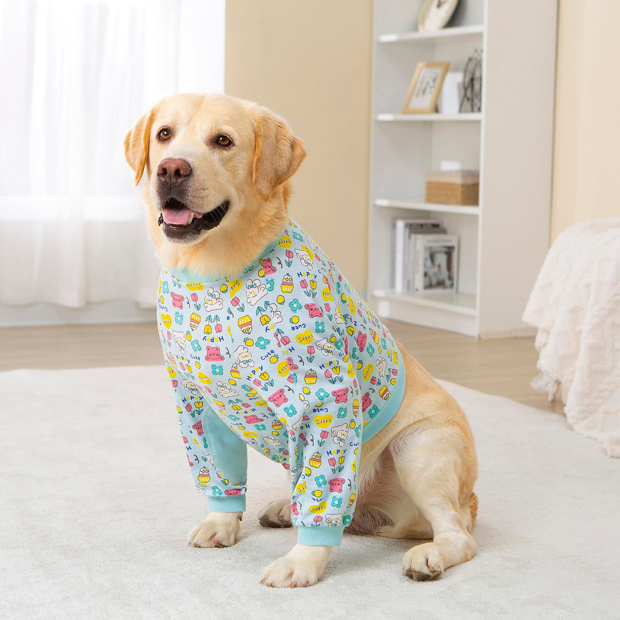 Dog Recovery Shirt for Front Legs, Dog Elbowpads Sleeve Protect Dogs Elbows Arms,Stop Licking Joints After Surgery, Help with Injury Healing Covers The Wound, Cone Alternatives (Blue, 4XL)