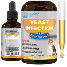 Load image into Gallery viewer, Yeast Infection Treatment for Dogs - Reduces Irritation &amp; Inflammation - Soothing Itch Relief, Ear Infection Treatment
