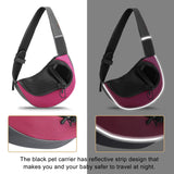 FDJASGY Pet Sling Carrier for Small Dogs Cats,Breathable Mesh Travelling Hand Free Puppy Backpack with Pouch and Adjustable Strap Carrier