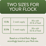 FlockLeader Defend, Functional Poultry Treats for Immune Support, 3.5 lb