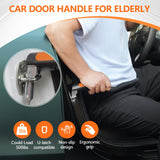 Kaiedos Car Door Handle for Elderly - 4 in 1 Auto Cane Portable Vehicle Support Handle Door Assist Bar, 2 Pack Car Handle Assist，Max Load: 500 Lbs, Anti-Slip Design (Orange)