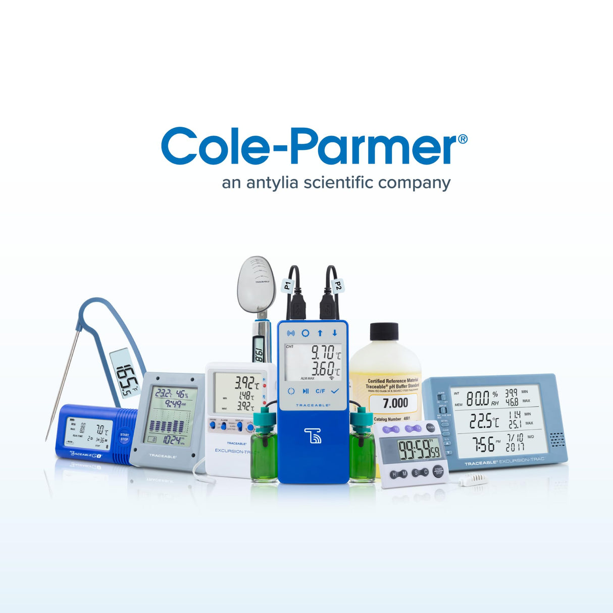 Traceable Calibrated Fridge/Freezer Digital Thermometer; 1 Bottle Probe
