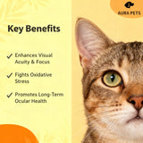 Aura pets Advanced Vision Formula for Dogs, AuraPets Vision Formula, with Lutein, Zeaxanthin, Astaxanthin, Supports Vision and Reduces Cloudiness, 30ml (1)