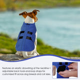 PUZAUKAL Dog Sweater,Adjustable Dog Sweaters for Small, Medium and Large Dogs Boys Girls, Dachshund Chihuahua Fleece Dogs Sweater(Blue,XL)