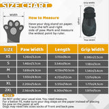 Puppy Dog Socks - Anti-Slip Grip Socks with Rubber & Straps, Non-Slip Paw Protectors for Small to Senior Dogs, Indoor/Outdoor Shoes/Booties for Hardwood & Hot Pavement