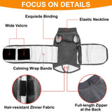 Kodervo Dog Anxiety Vest, Skin-Friendly Thunder Jacket for Dogs, Dog Calming Shirt for Thunder, Fireworks, Vet Visits and Separation - Keep Pet Calm Without Medicine & Training, Anti Anxiety for Dogs
