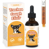 Ourea Collapsed Trachea Treatment for Dogs, Dog Cough Treatment, Trachea Cough Elixir, Natural Herbs Help Dogs Breathe Smoothly and Support Tracheal & Respiratory Health (2 fl oz)