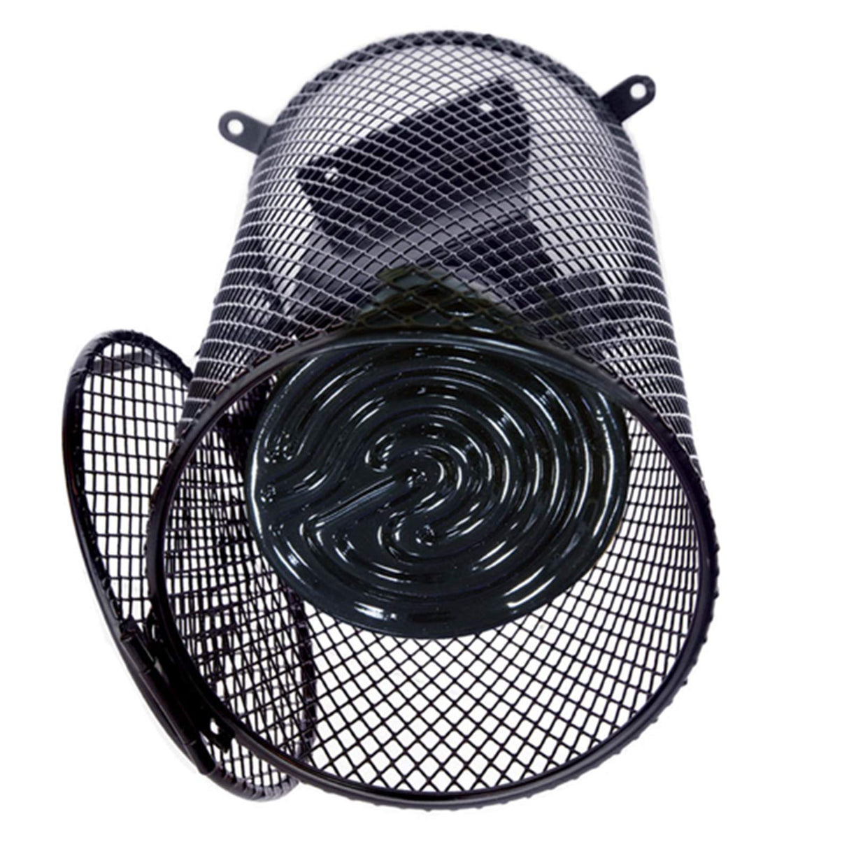 Arcadia Heat Lamp Safety Cage – Protective Mesh Cover for Reptile Heat Bulbs and Ceramic Emitters, Screw-In Metal Light Guard for Terrariums, Vivariums, Brooders, Enclosures, and Reptile Lamp Fixtures