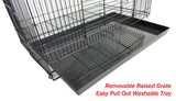 3-Levels Easy Portable Collapsible Ferret Chinchilla Sugar Glider Rats Mouse Animal Critter Chew-Proof Metal Carrier Travel Cage with Narrow 3/8-Inch Bar Spacing Easy to Setup No Tools Needed