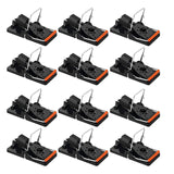 Trap A Pest Mouse Traps - Best Mouse Traps That Work, Sanitary Safe Mouse Catcher for Family and Pet - Reusable Snap Traps for Mice - Indoor and Outdoor Effective Mice Traps (12 Pack)