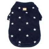 SMALLLEE_LUCKY_STORE Star Print Pet Fleece Sweaters for Medium Large Dogs Boy Girl Crewneck Sweatshirt Soft Warm Winter Coat Puppy Labrador Big Dog Clothes,Blue 5XL