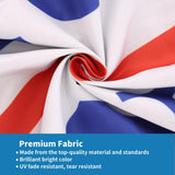 Probsin Trump Vance 2024 Flag 3x5 Ft Double Sided Trump Vance'24 Take America Back Flag Banner Party Supplies Home Decor Hanging Poster for College Room Man Cave Welcome Photo Backdrop (White)