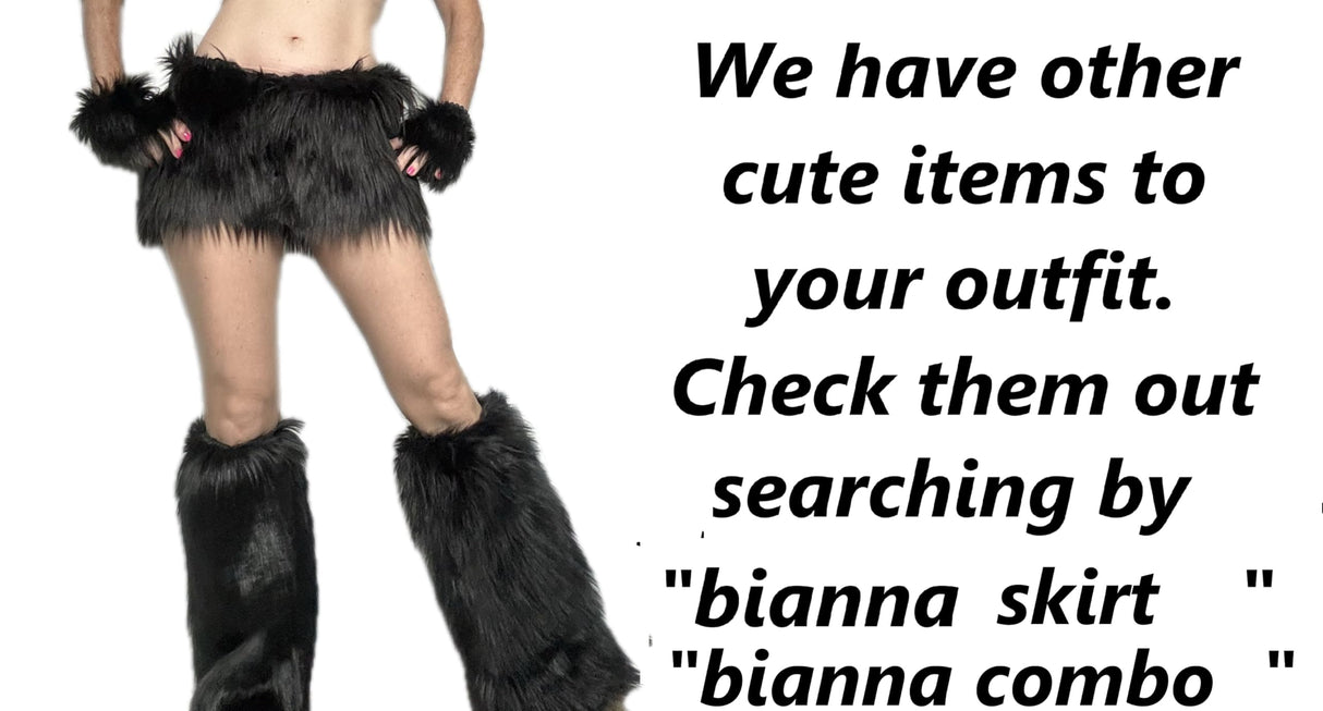 Bianna Creations Long Faux Fur Animal Luxury Tail, Cosplay Fursuit Fursona,Costume Dress Up Pet Play Furry Accessory (30", Baby Pink)