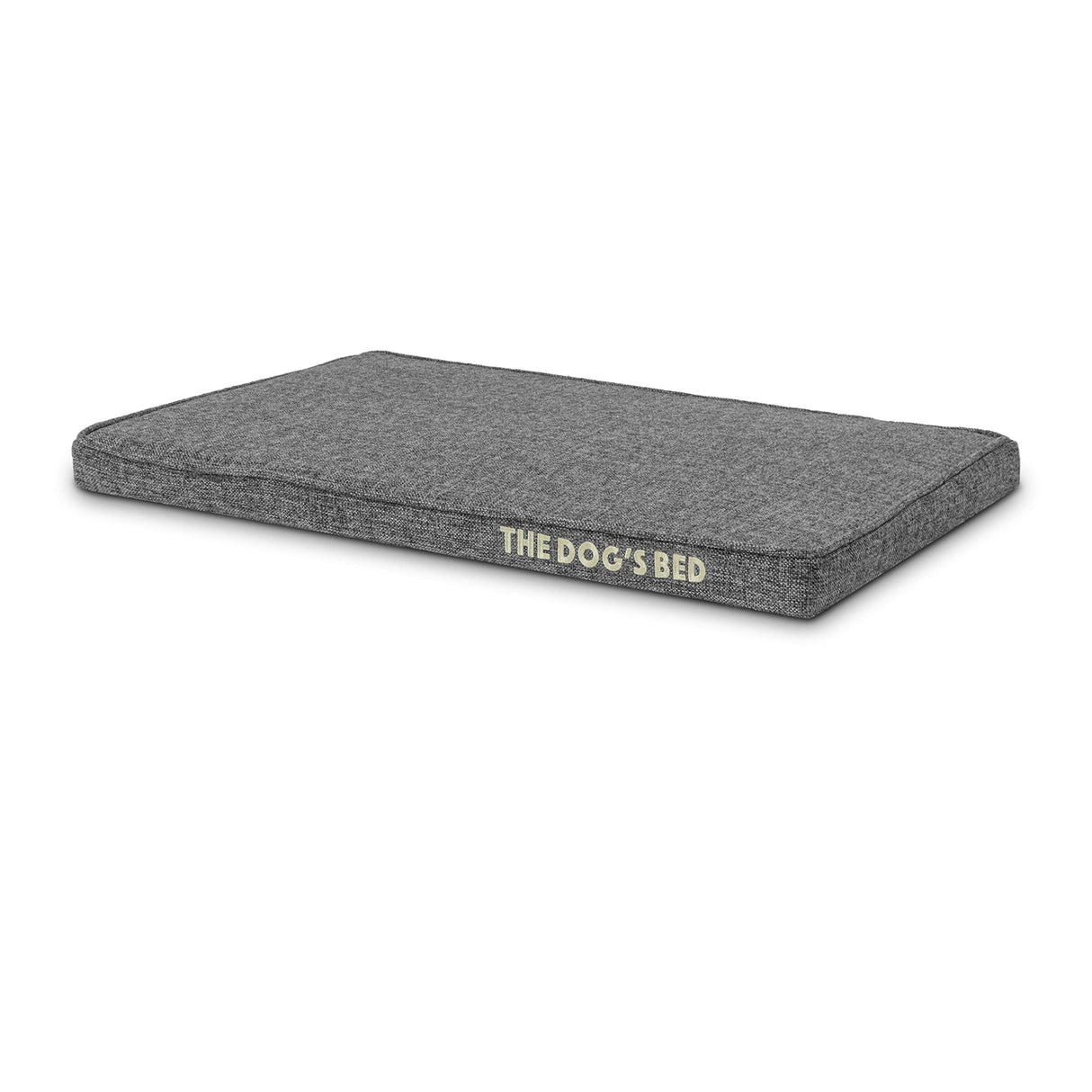 The Dog’s Bed Orthopedic Memory Foam Dog Bed Mattress, Linen Fabric, Grey Linen, Small, 2-Inch