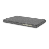 The Dog’s Bed Orthopedic Memory Foam Dog Bed Mattress, Linen Fabric, Grey Linen, Small, 2-Inch