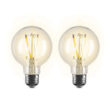 Geeni Smart Light Bulb - Alexa and Google Home Compatible, Tunable White LED Programmable and Dimmable WiFi Light Bulb, App Controlled (G25-2 Pack)