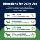Yumove Hip & Joint Supplement for Dogs with Glucosamine, Hyaluronic Acid, Green Lipped Mussel & Omega 3 Joint Supplement - Regular or Advanced Strength (300 Count, Chewable Tablets)