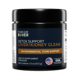 Four Leaf Rover Dog Liver Support - with Organic Milk Thistle & Mushrooms - with Kidney Support - Detox & Cleanse - Veterinarian Formulated